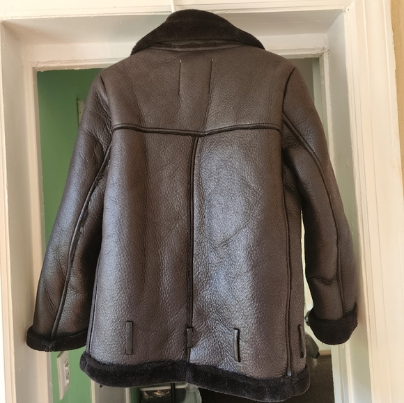 Zara black double faced-jacket - Picture 2 of 8